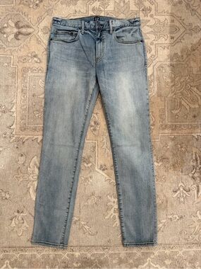 GAP 1969 Men’s Skinny Jeans 31x30 Light Wash Denim Stretch